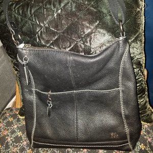 The Sak Black Leather Crossbody